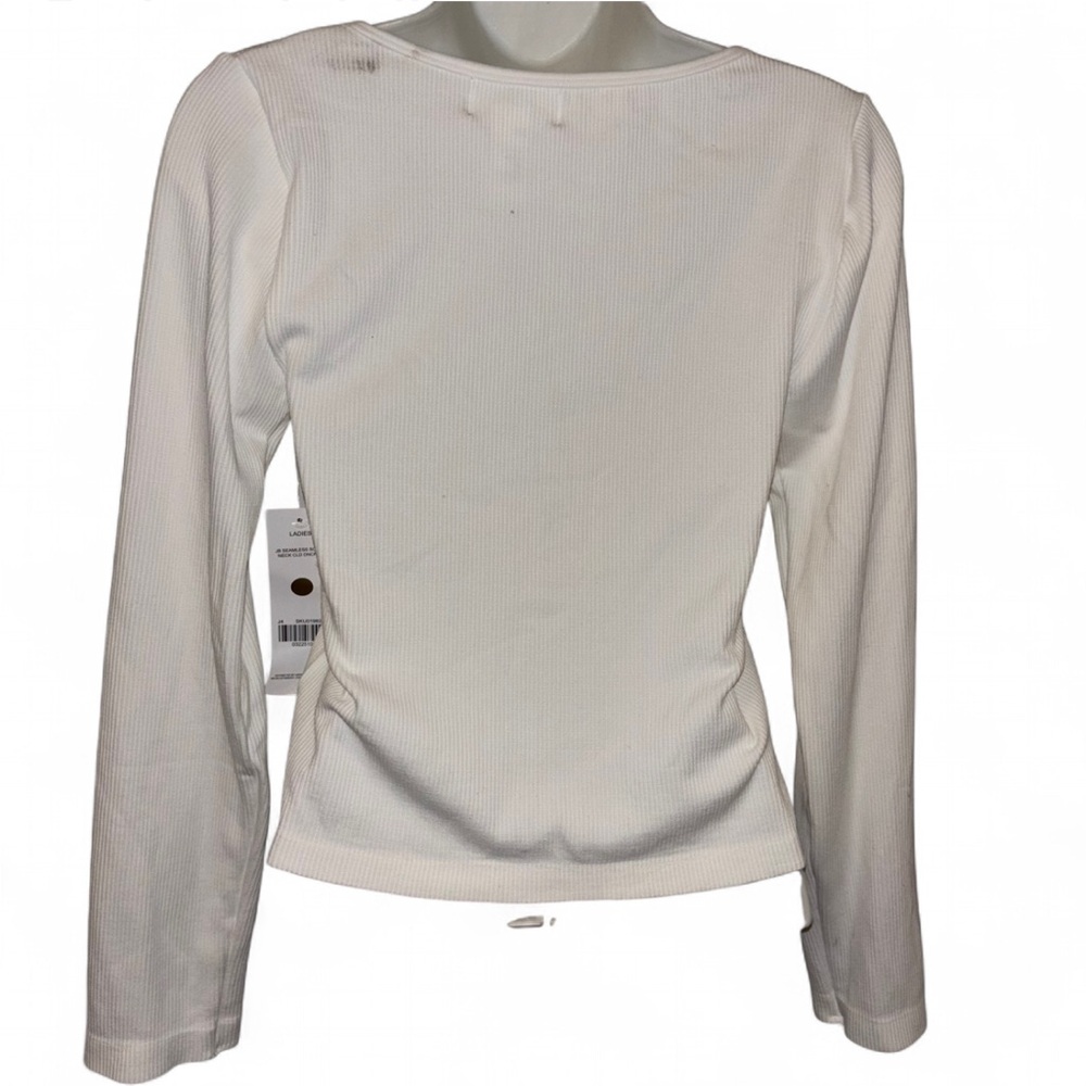 White Long Sleeve Top - Picture 2 of 12